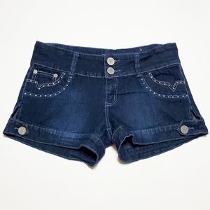 Y2k OSC Blue Demin Jeans Shorts Size 7